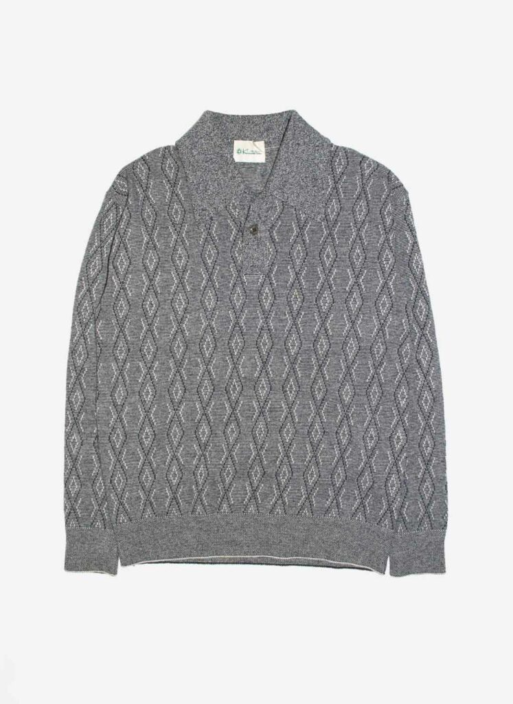 VINTAGE KNITSWEATER GRAU