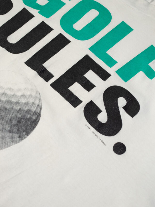 VINTAGE 1994 GOLF RULES T-SHIRT – Bild 4