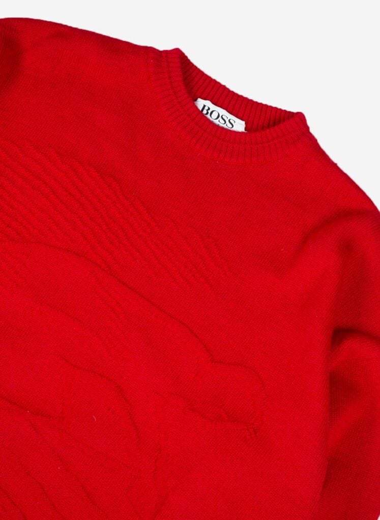 Vintage 80s Hugo Boss Wollpullover