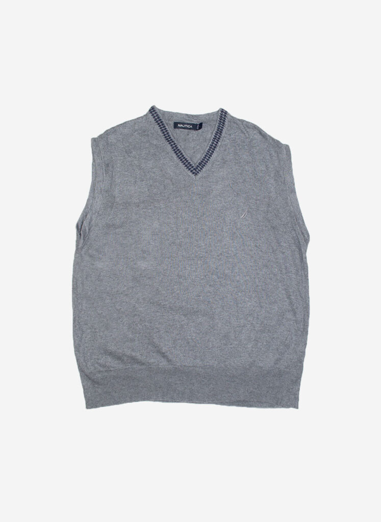 NAUTICA SWEATER VEST GRAU