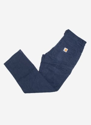 CARHARTT WORKWEAR HOSE BLAU DISTRESSED