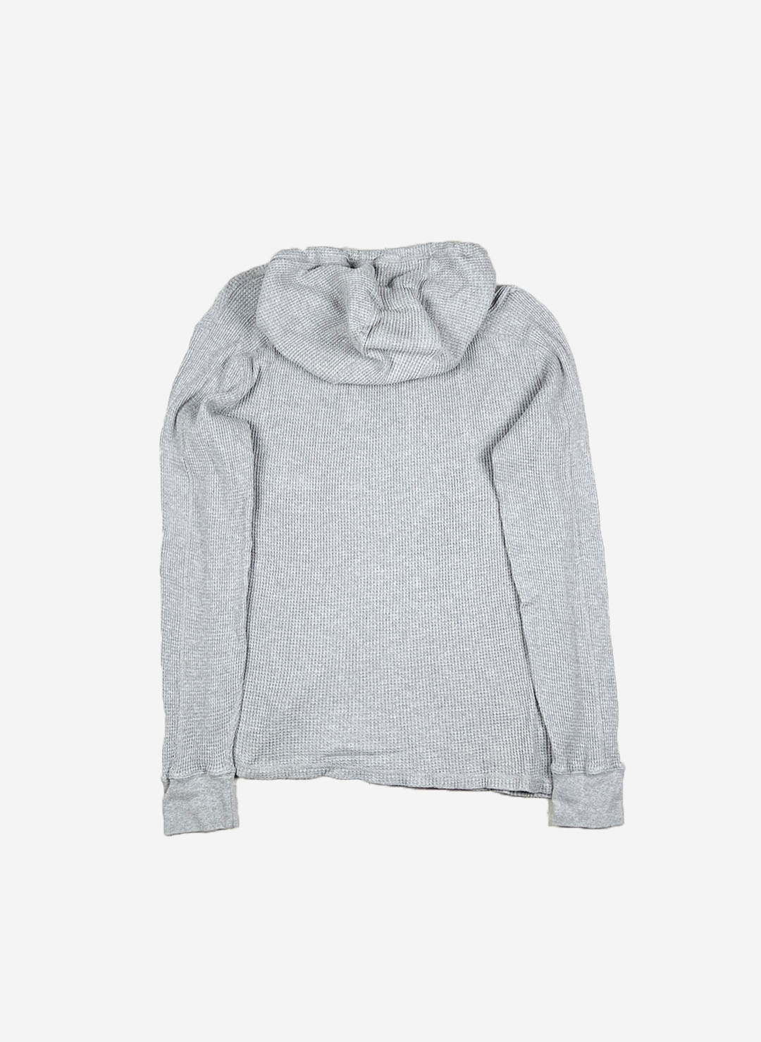 Polo Ralph Lauren slim fit Waffle Hoodie grau – Bild 3