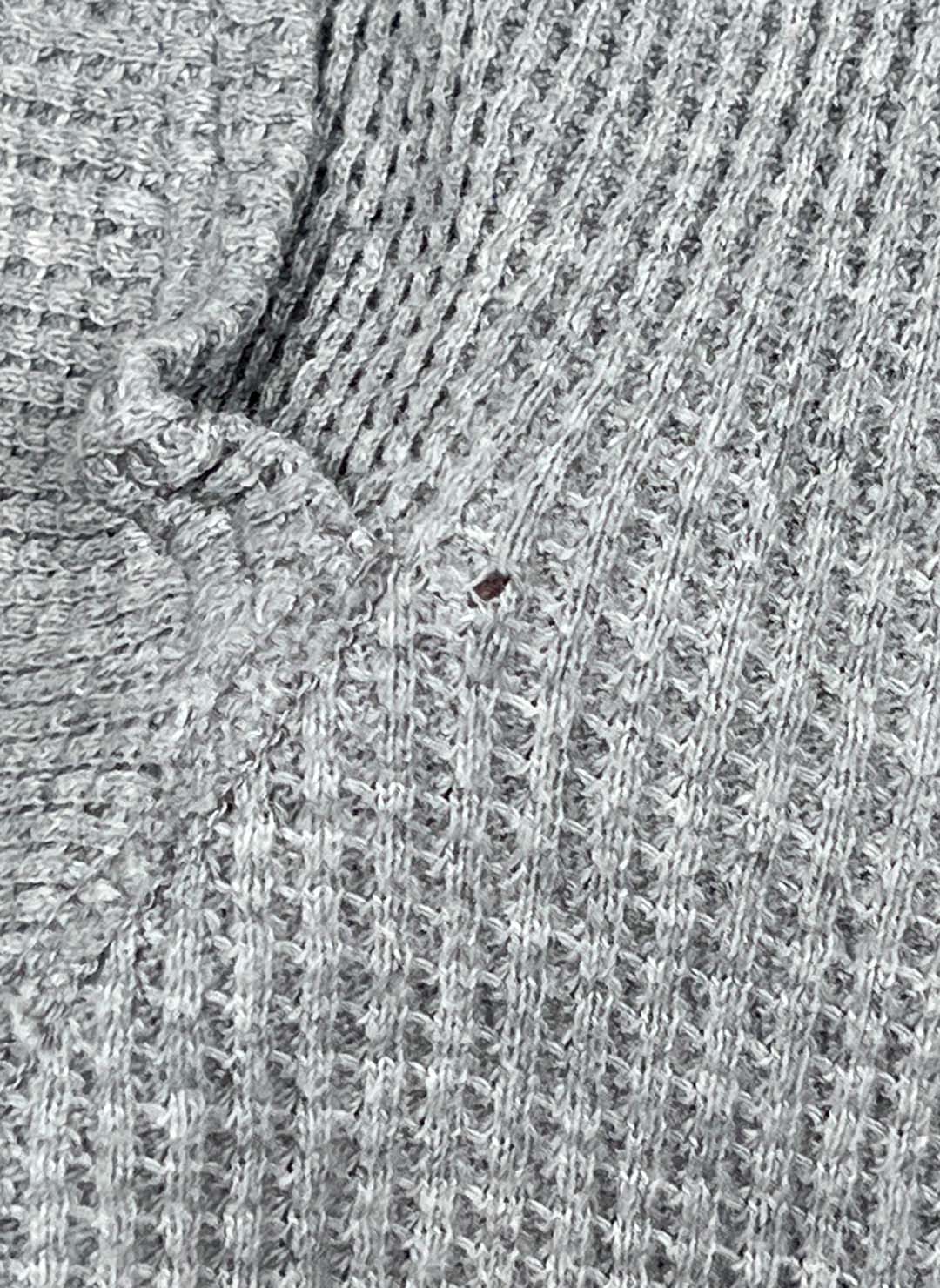 Polo Ralph Lauren slim fit Waffle Hoodie grau – Bild 5