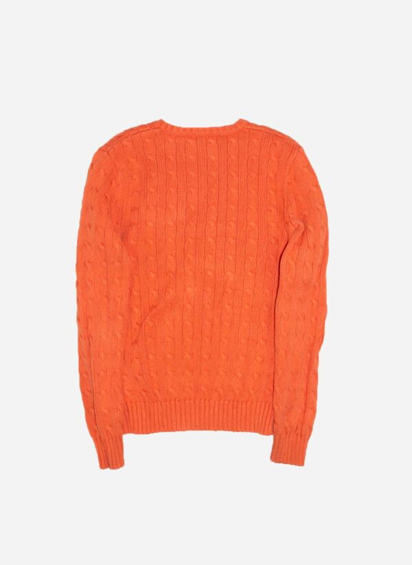 VINTAGE RALPH LAUREN SPORT KNITSWEATER ORANGE – Bild 3