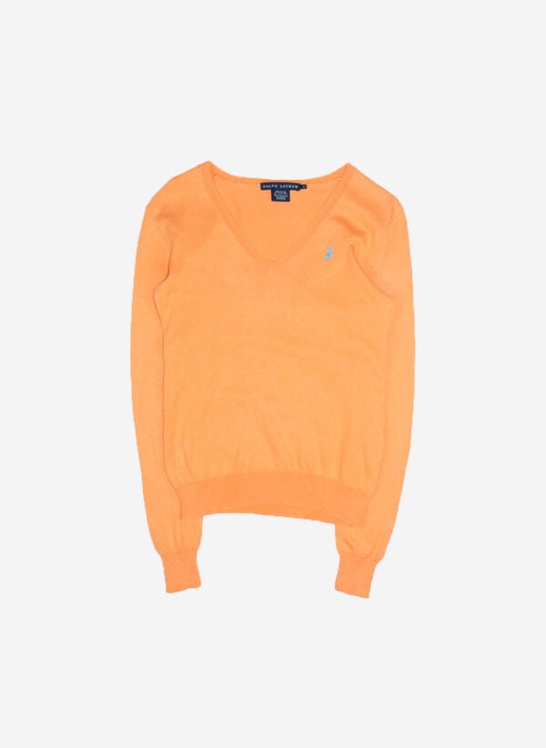 VINTAGE RALPH LAUREN WOMEN'S LONGSLEEVE ORANGE