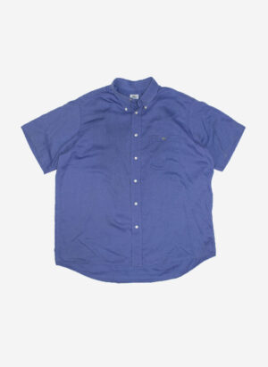 VINTAGE LACOSTE KURZARMHEMD BLAU
