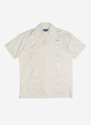 VINTAGE HEMD CUBAN STYLE BEIGE