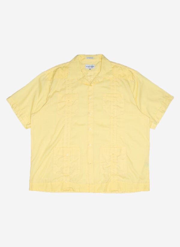 VINTAGE HEMD CUBAN STYLE GELB
