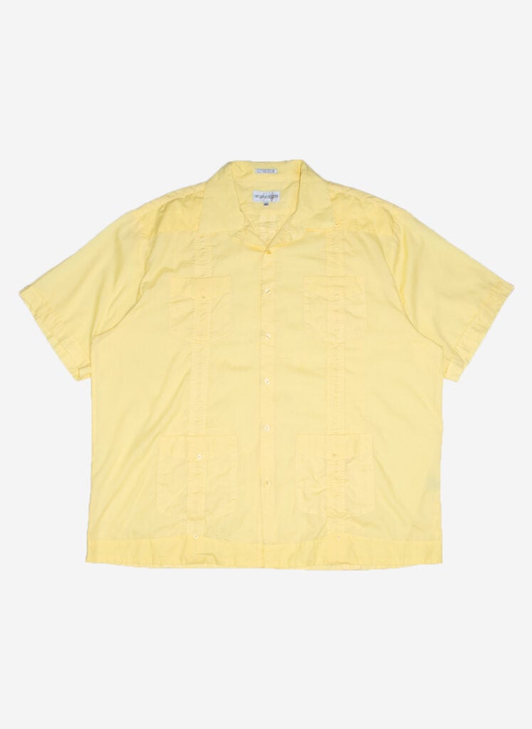VINTAGE HEMD CUBAN STYLE GELB