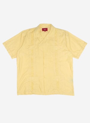 VINTAGE HEMD CUBAN STYLE GELB