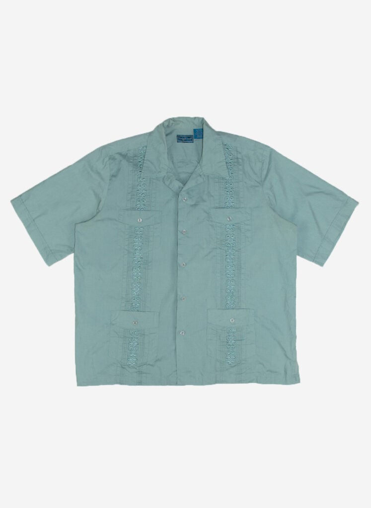 VINTAGE HEMD CUBAN STYLE GRÜN