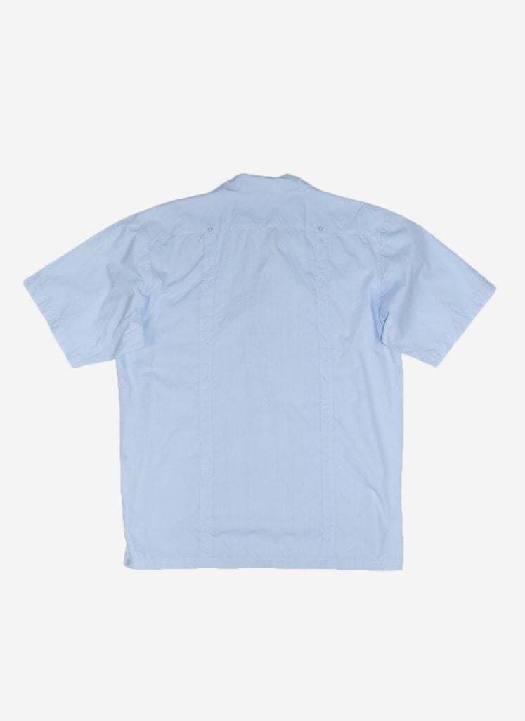 VINTAGE HEMD CUBAN STYLE HELLBLAU