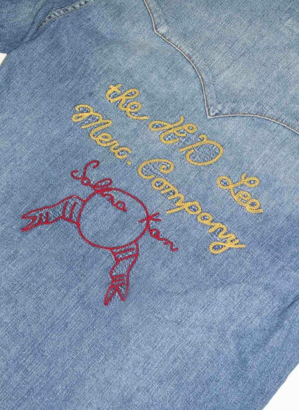 VINTAGE LEE JEANSHEMD CHAINSTITCHED – Bild 4