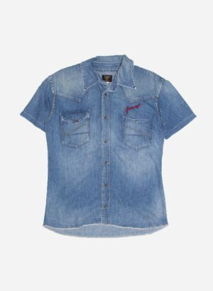 VINTAGE LEE JEANSHEMD CHAINSTITCHED