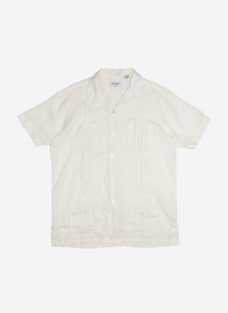 Vintage Leinenhemd Cuban Style