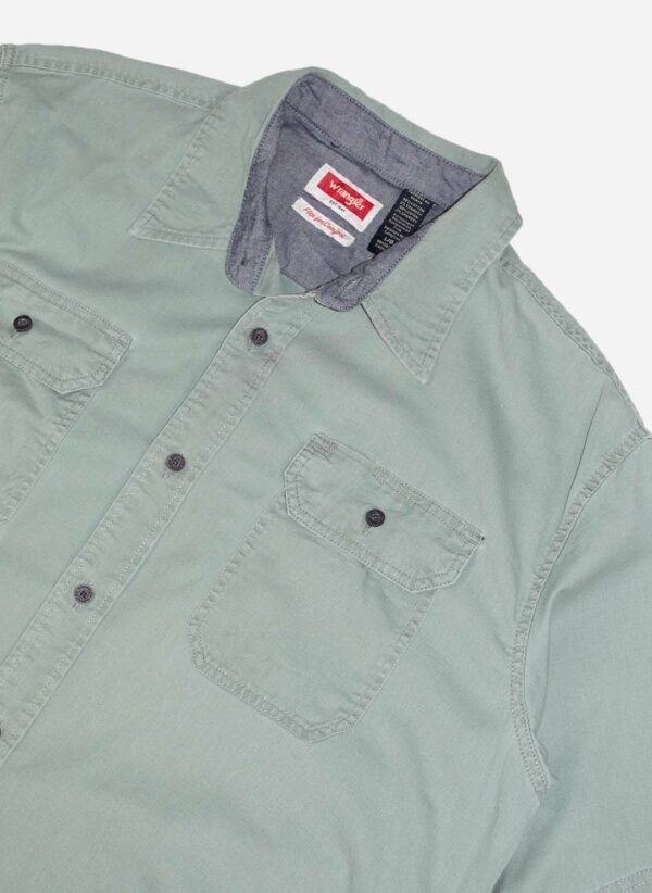 WRANGLER KURZARMHEMD GRÜN – Bild 3