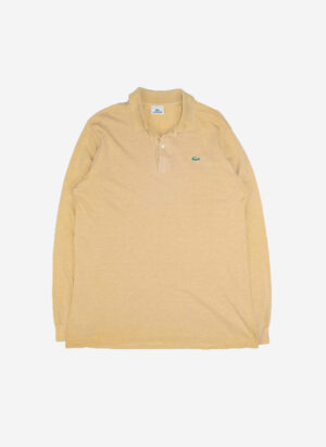 LACOSTE POLO LONGSLEEVE MUSTARD