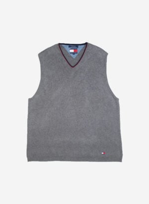VINTAGE TOMMY HILFIGER VEST GRAU