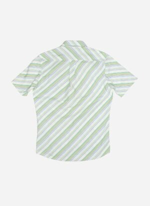 VINTAGE Y2K QUIKSILVER KURZARMHEMD LIME