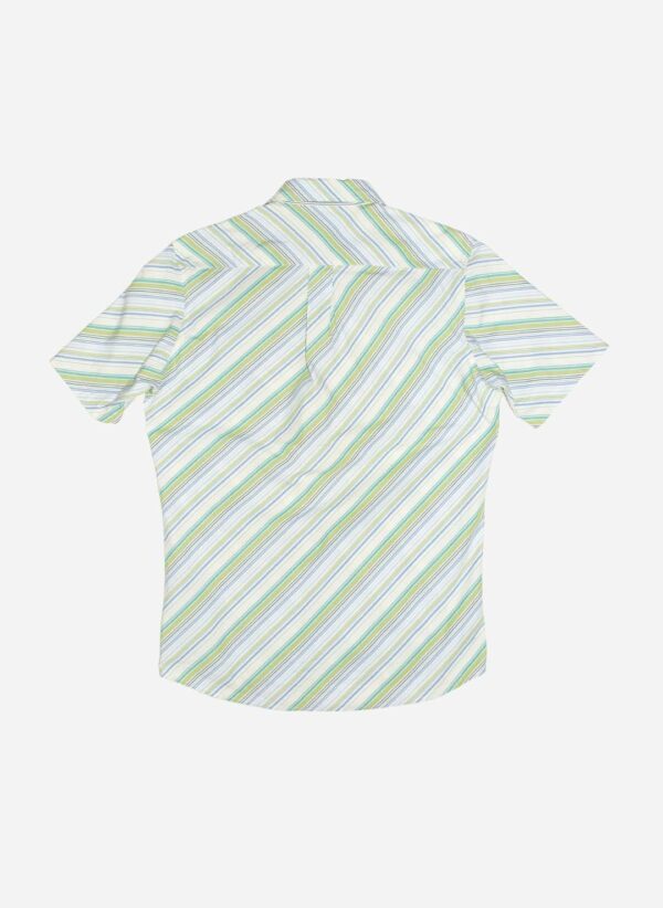 VINTAGE Y2K QUIKSILVER KURZARMHEMD LIME – Bild 2