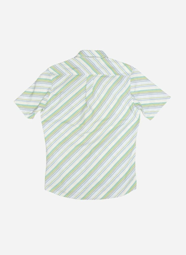 VINTAGE Y2K QUIKSILVER KURZARMHEMD LIME