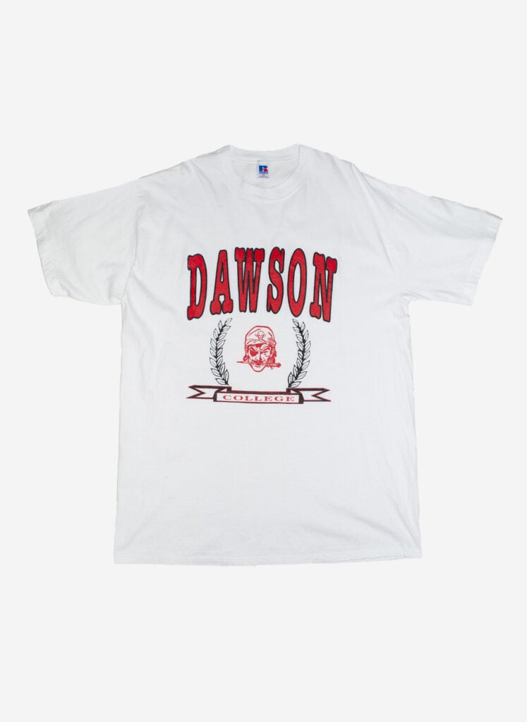 VINTAGE 90s RUSSELL ATHLETIC DAWSON COLLEGE T-SHIRT