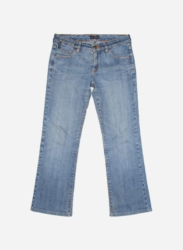 VINTAGE 90s ARMANI WOMEN'S FLARED JEANS – Bild 2