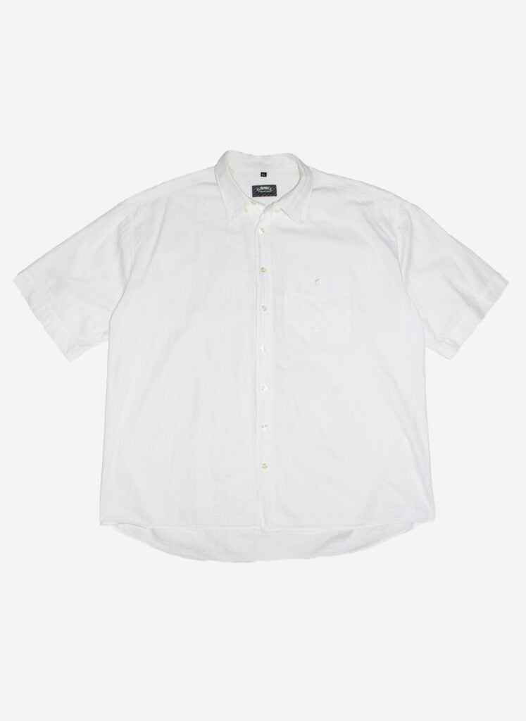 VINTAGE CAMEL KURZARMHEMD WEISS