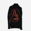 ARMANI WOLL HALF-ZIP SCHWARZ – Bild 2