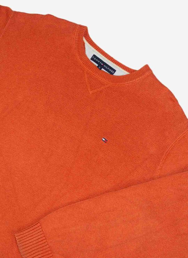 TOMMY HILFIGER KNITSWEATER ORANGE – Bild 3