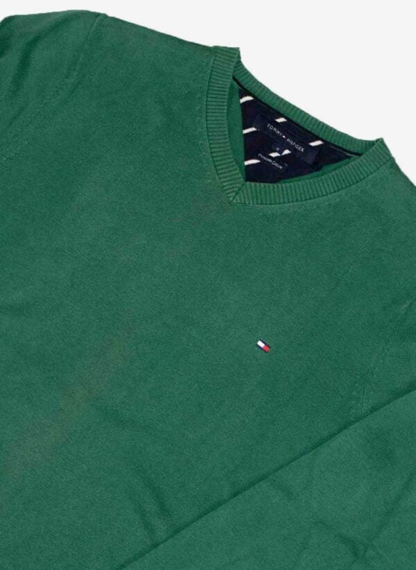 TOMMY HILFIGER SWEATER GRÜN – Bild 3