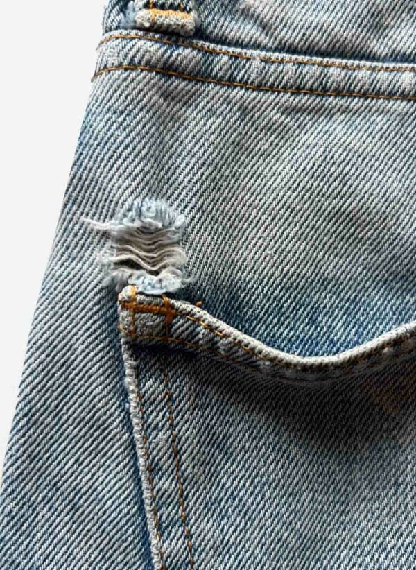 VINTAGE ARMANI JEANS HELLBLAU DISTRESSED – Bild 6