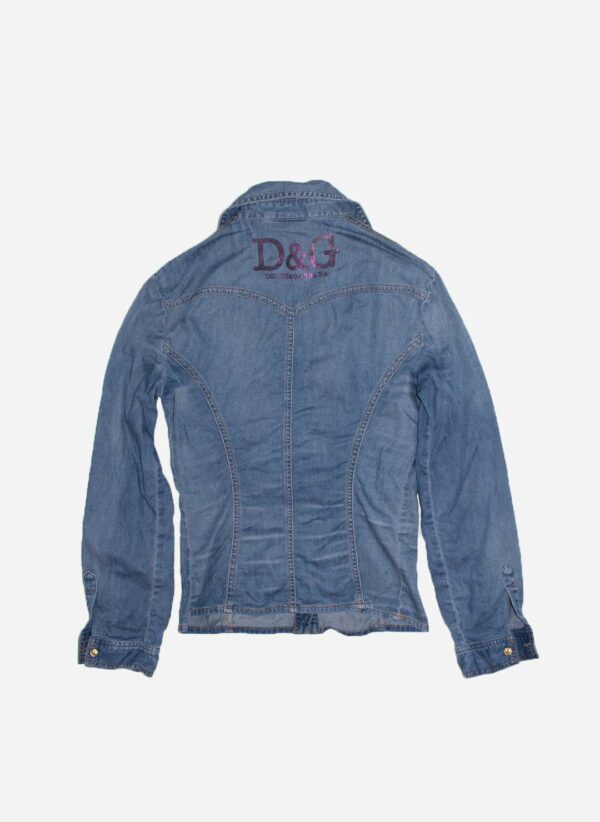 VINTAGE DOLCE & GABBANA JEANSBLUSE – Bild 2