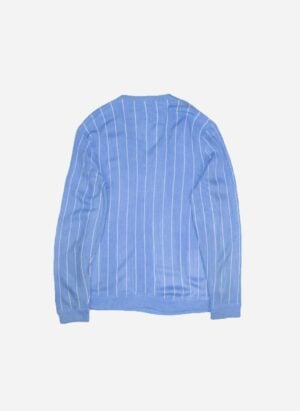 VINTAGE LACOSTE BOOTLEG KNITSWEATER BABYBLAU