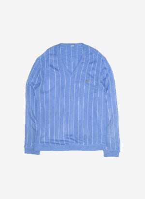 VINTAGE LACOSTE BOOTLEG KNITSWEATER BABYBLAU