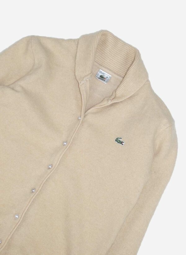 VINTAGE LACOSTE WOMEN'S CARDIGAN CREME – Bild 3