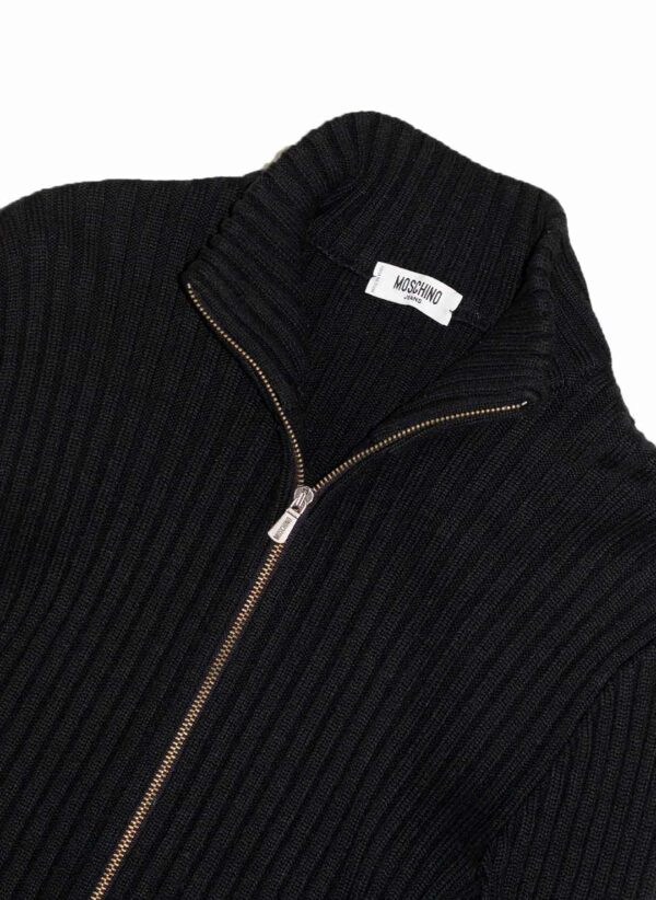 Vintage Moschino Woll Zipper – Bild 3