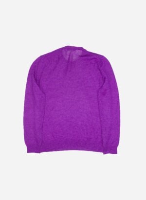 VINTAGE PRADA TRANSPARENT KNITSWEATER VIOLETT