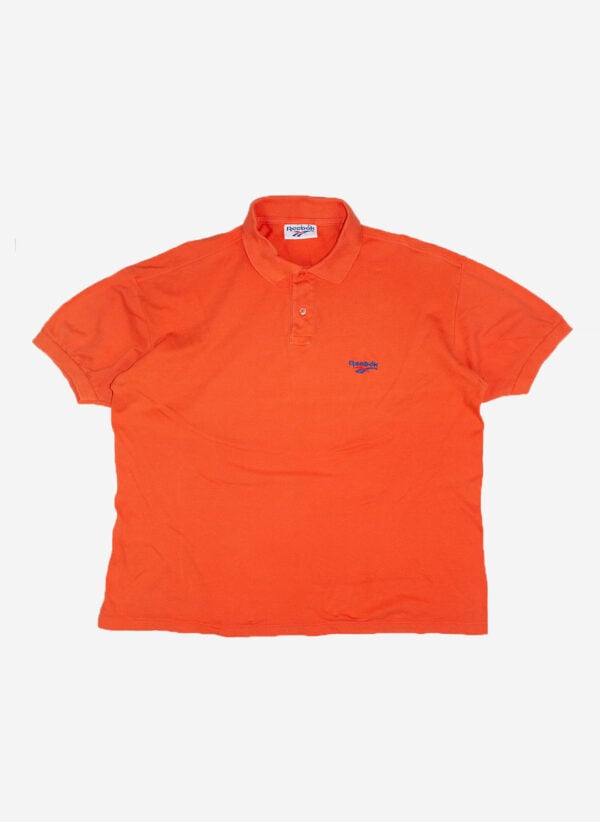 VINTAGE 90s REEBOK POLOSHIRT ORANGE