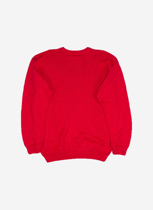 VINTAGE TOMMY HILFIGER KNITSWEATER ROT – Bild 3