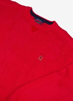 VINTAGE TOMMY HILFIGER KNITSWEATER ROT