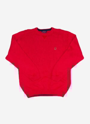 VINTAGE TOMMY HILFIGER KNITSWEATER ROT