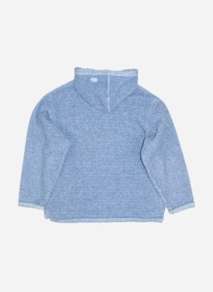 VINTAGE ANIMAL TEDDY HOODIE BABYBLAU