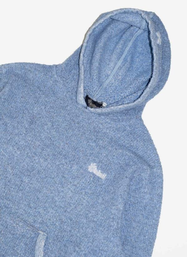 VINTAGE ANIMAL TEDDY HOODIE BABYBLAU – Bild 3