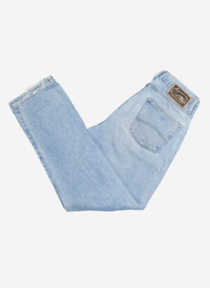 VINTAGE ARMANI JEANS HELLBLAU DISTRESSED