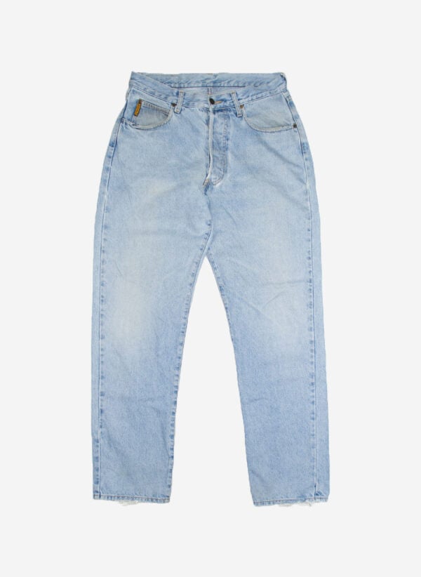VINTAGE ARMANI JEANS HELLBLAU DISTRESSED – Bild 2