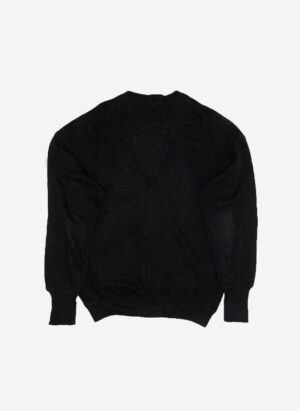 VINTAGE CHEMISE LACOSTE CARDIGAN SCHWARZ