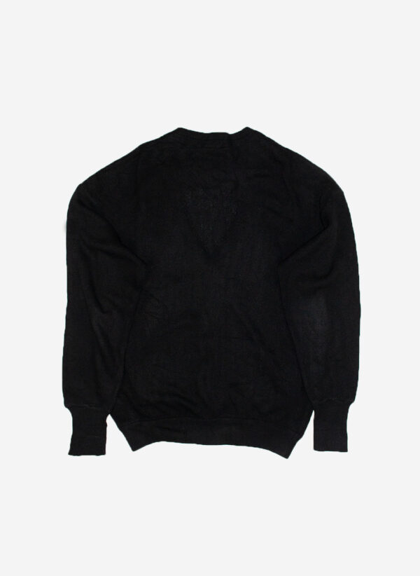 VINTAGE CHEMISE LACOSTE CARDIGAN SCHWARZ – Bild 2