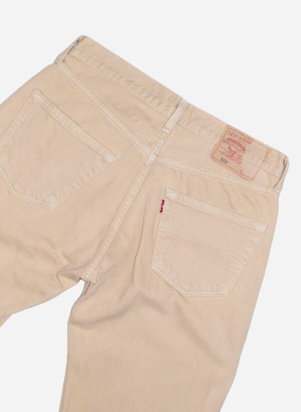 VINTAGE LEVI'S 501 JEANS BEIGE – Bild 3