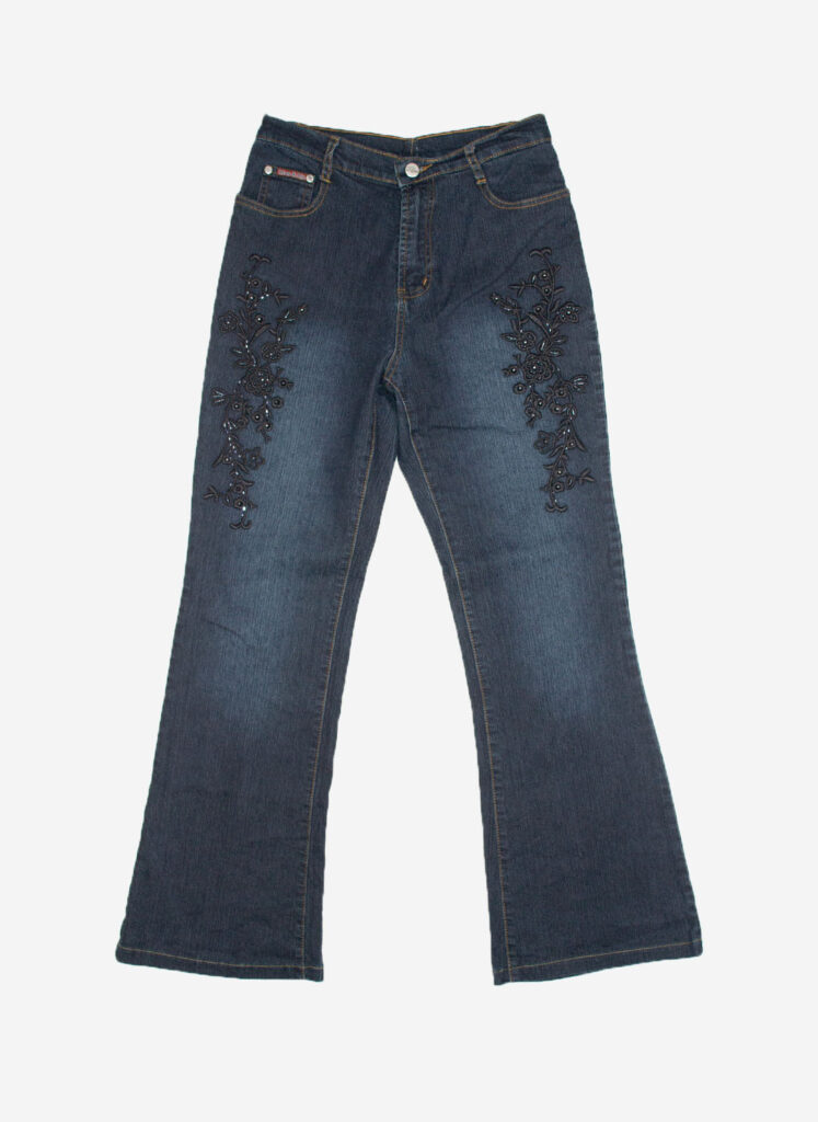 VINTAGE MAX & LIU WOMEN'S FLARED JEANS